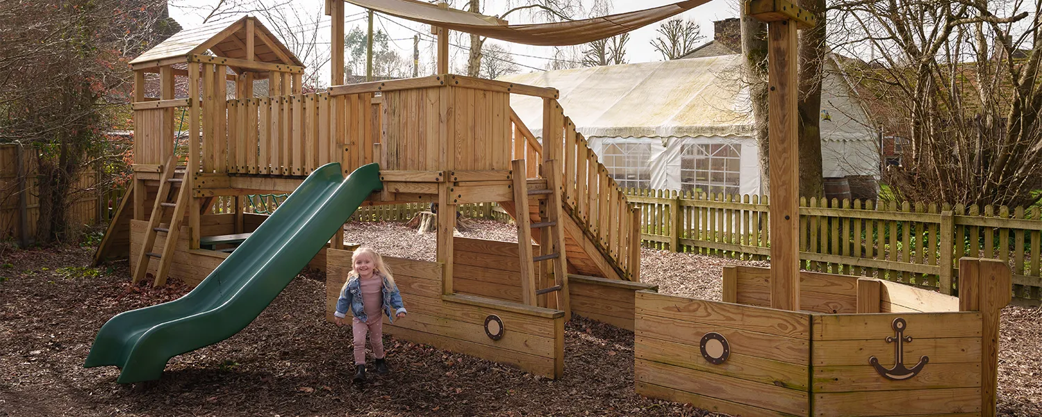 school playground play ship